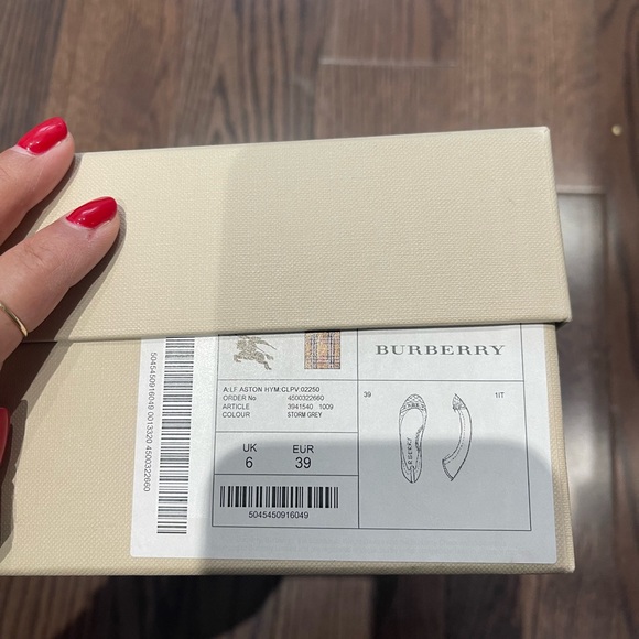 Burberry Haymarket Ballerina Flats - Picture 10 of 10